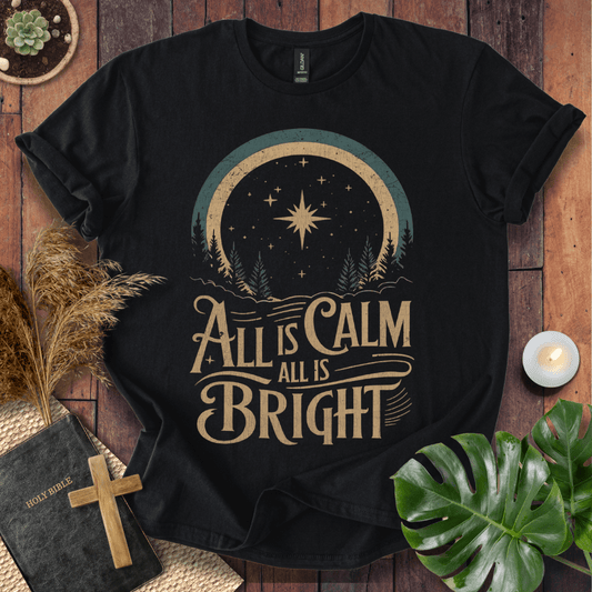 Faith Christmas shirt inspired by Silent Night – religious holiday tee