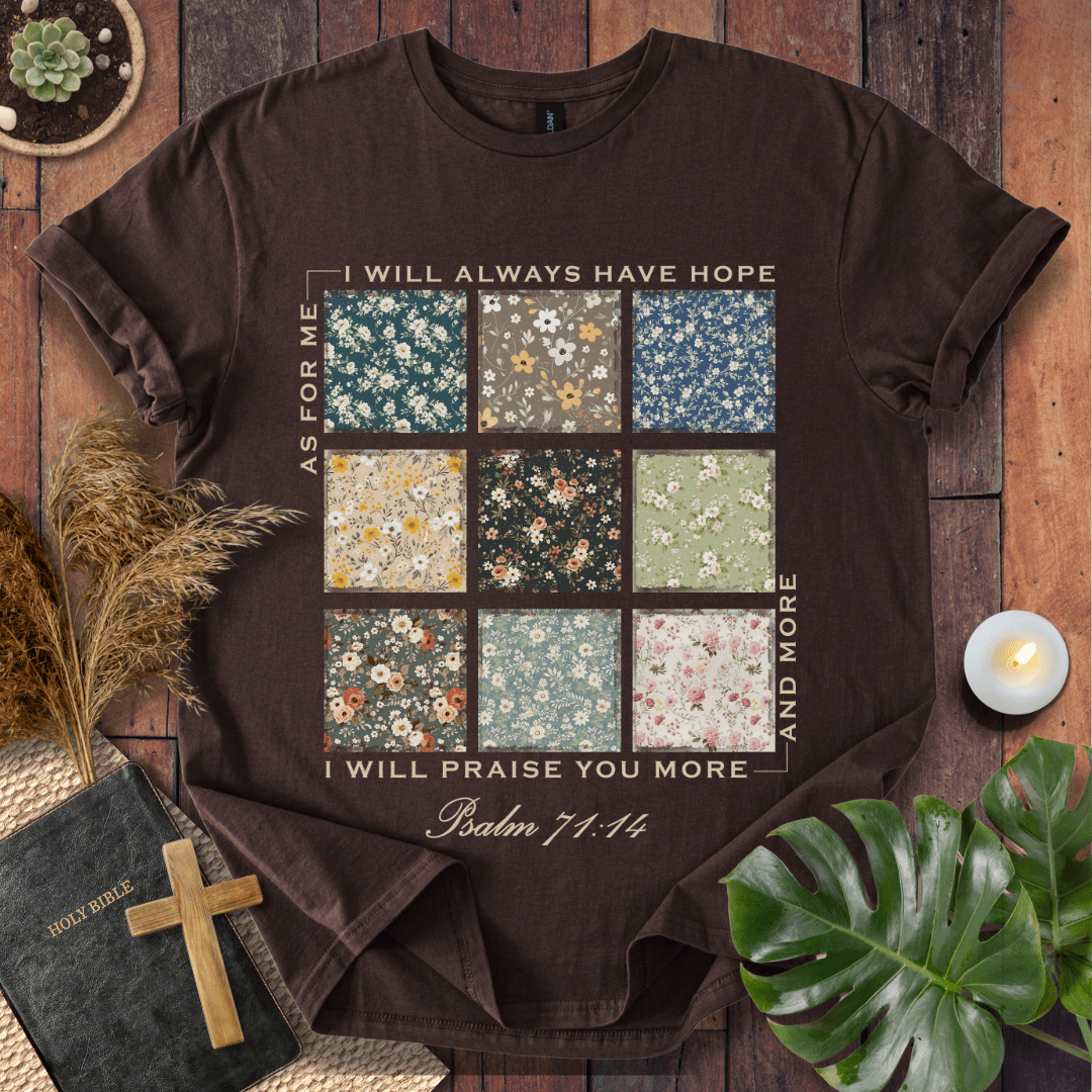 I Will Praise You - Floral Patch T-Shirt
