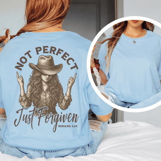 Just Forgiven - Back Print T-Shirt