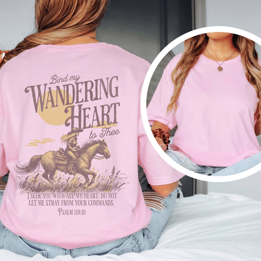 Wandering Heart - Back Print T-Shirt