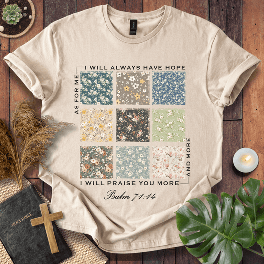 I Will Praise You - Floral Patch T-Shirt