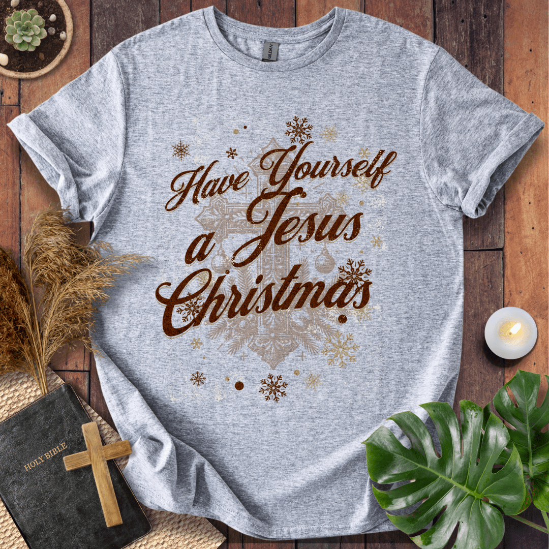 Faith Christmas shirt reminding believers to celebrate Jesus – religious holiday tee