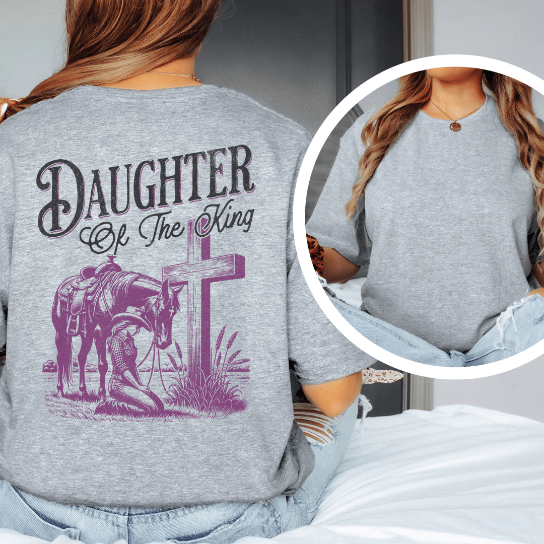 Daughter Of The King -Back Print T-Shirt