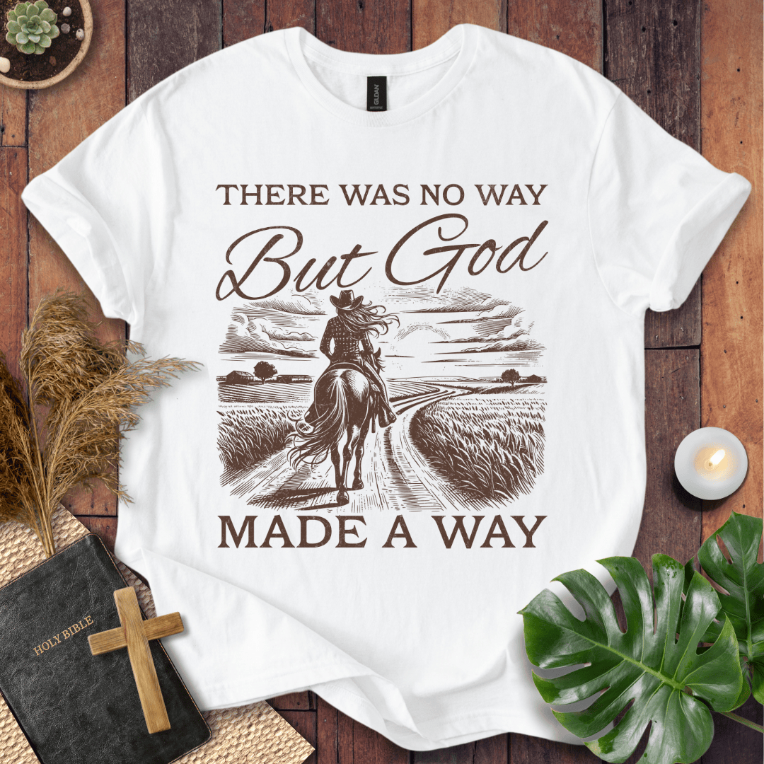 Inspirational faith shirt – western Christian apparel for women