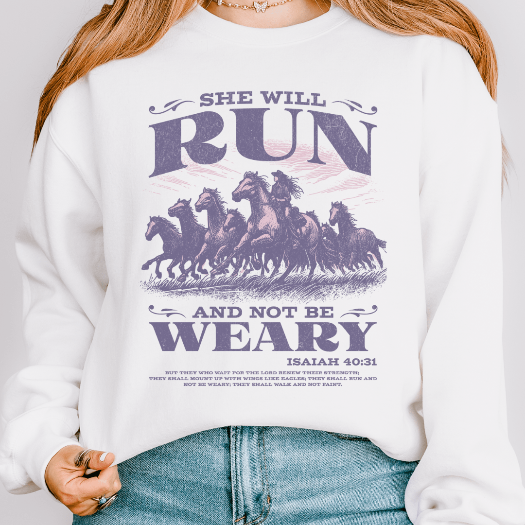 She Will Run Sweatshirt