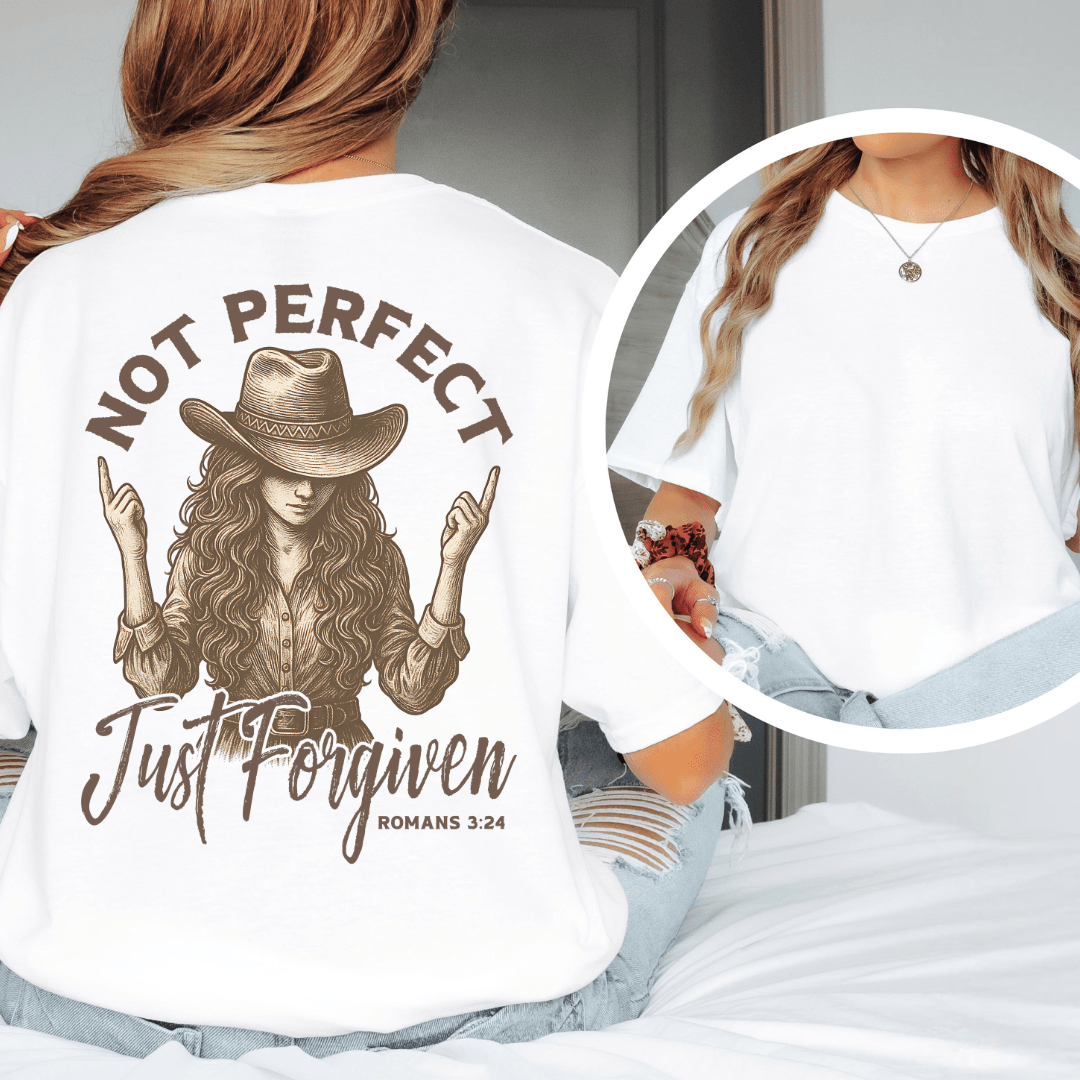 Just Forgiven - Back Print T-Shirt