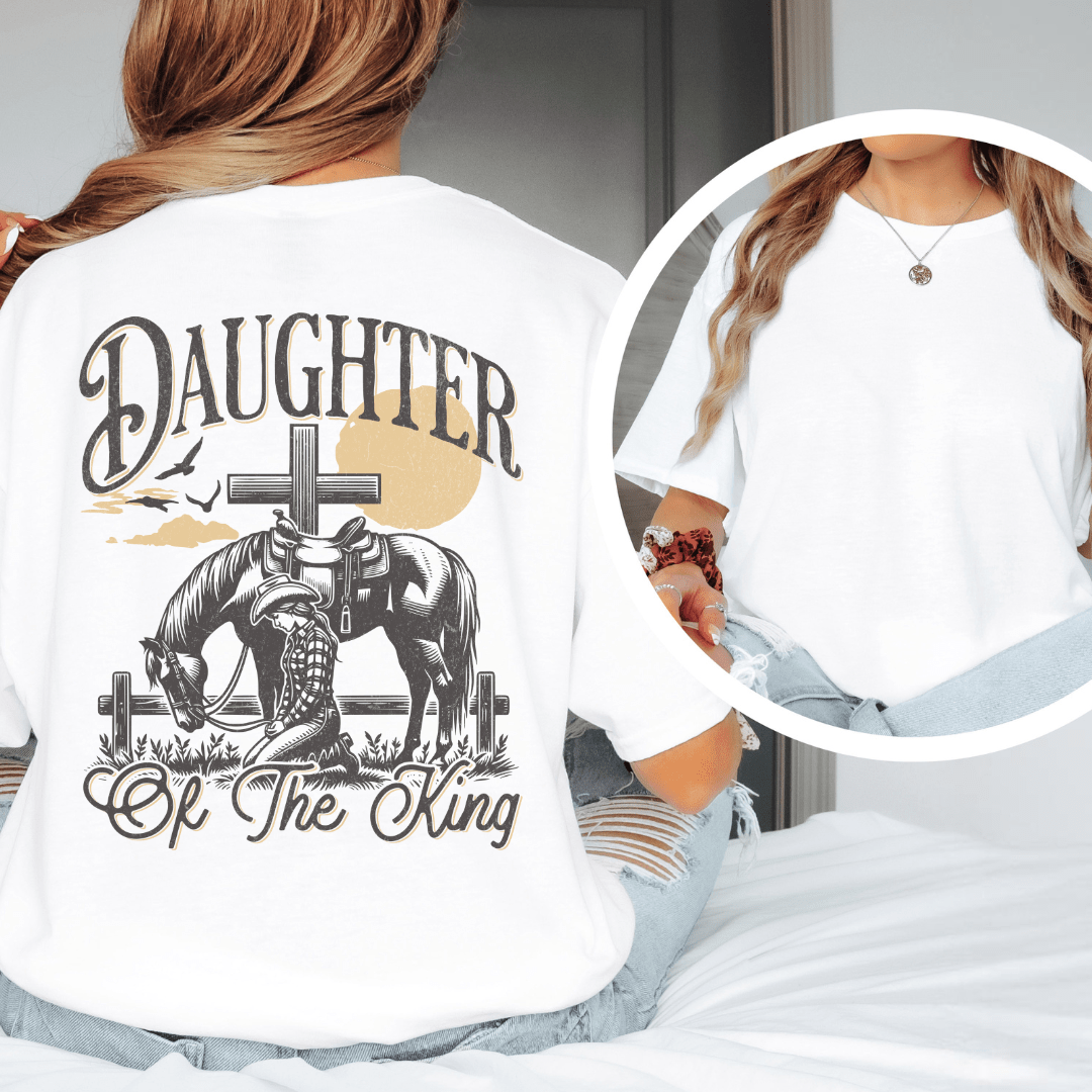 Daughter Of The King - Back Print T-Shirt