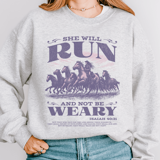 She Will Run Sweatshirt