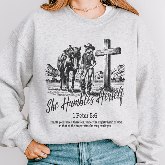 She Humbles Herself Sweatshirt