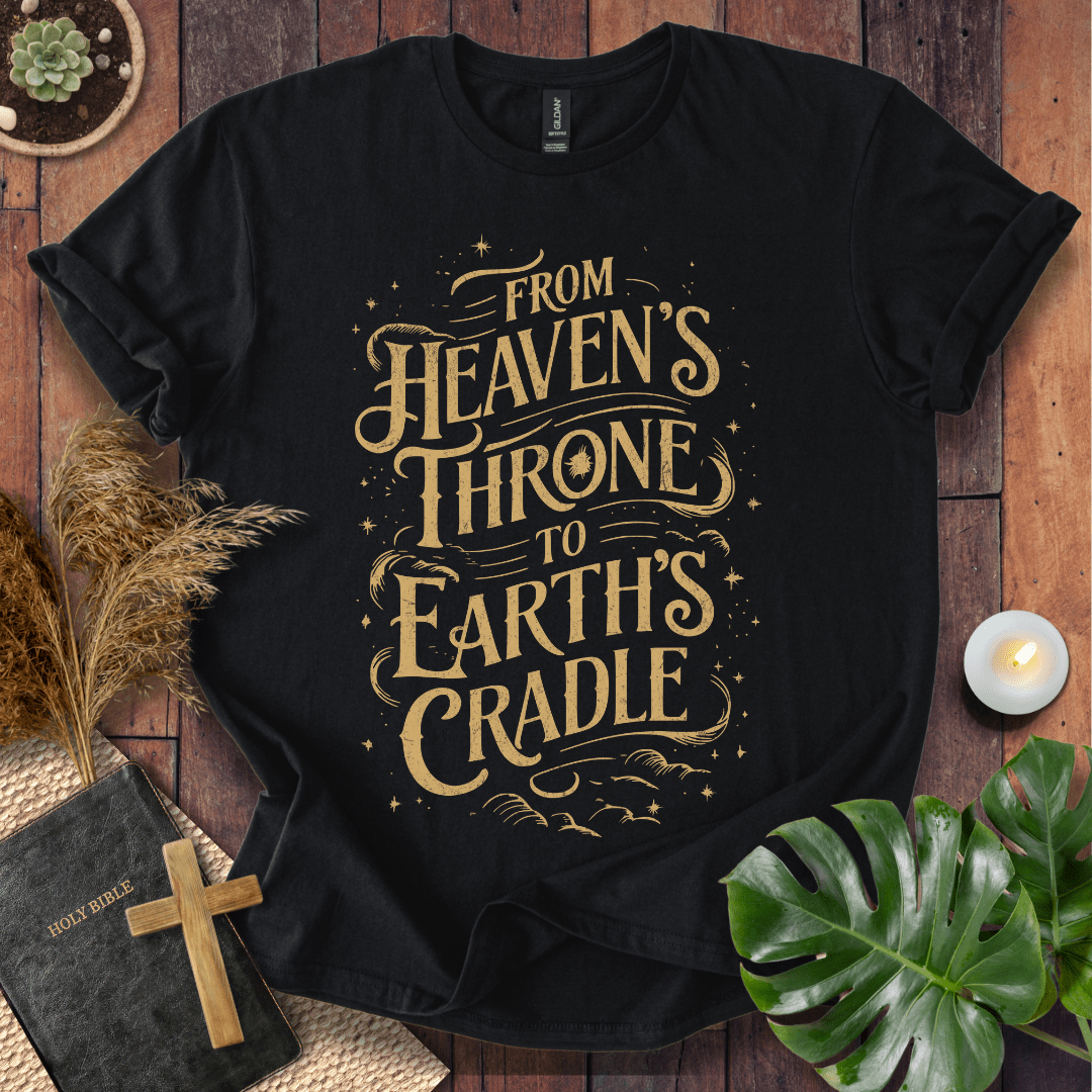 Faith Christmas shirt celebrating Jesus’ birth and incarnation – religious holiday tee