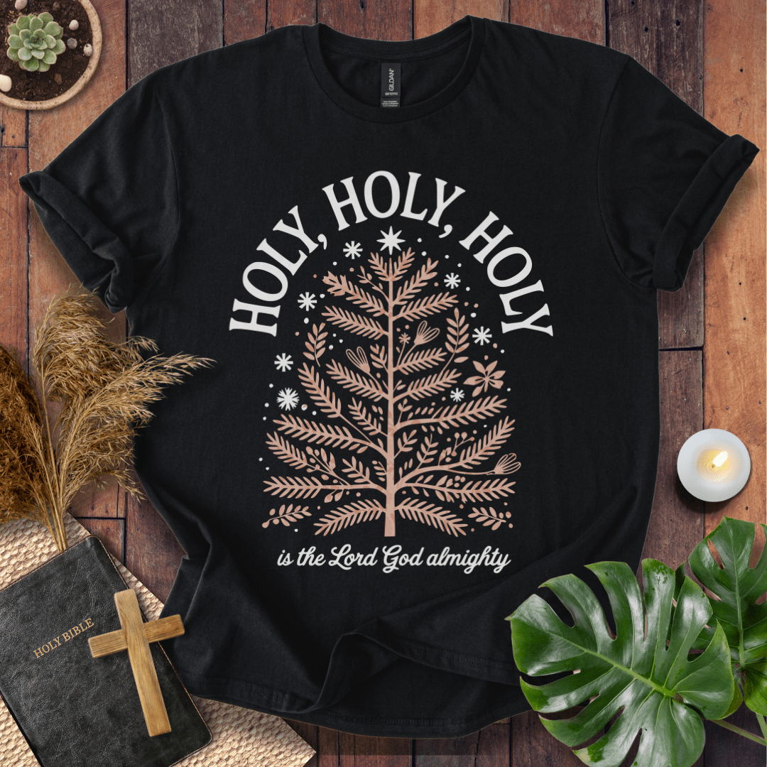 Faith Christmas shirt inspired by hymn worship – religious holiday tee