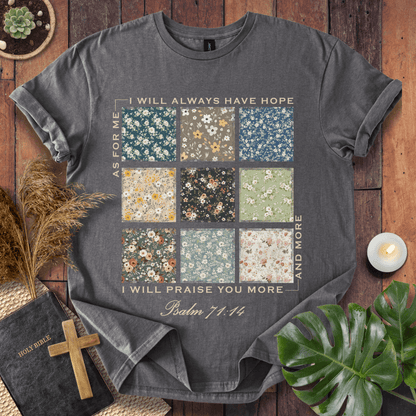 I Will Praise You - Floral Patch T-Shirt