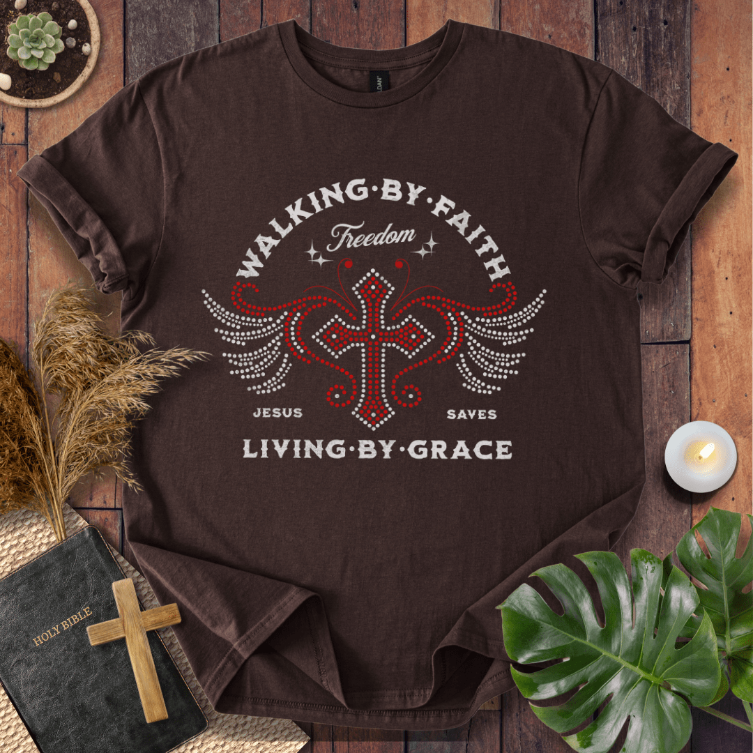 Walk By Faith, Live By Grace T-Shirt
