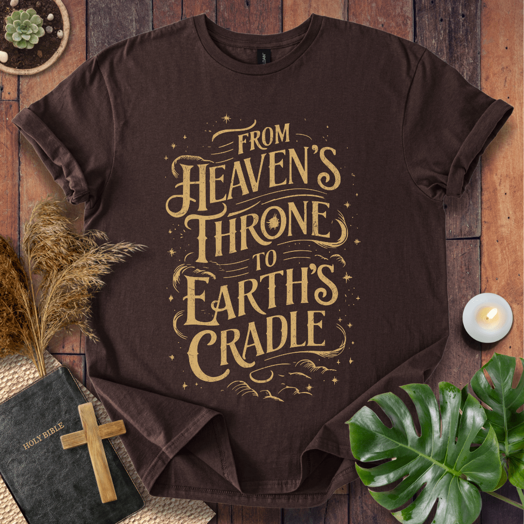 Faith Christmas shirt celebrating Jesus’ birth and incarnation – religious holiday tee