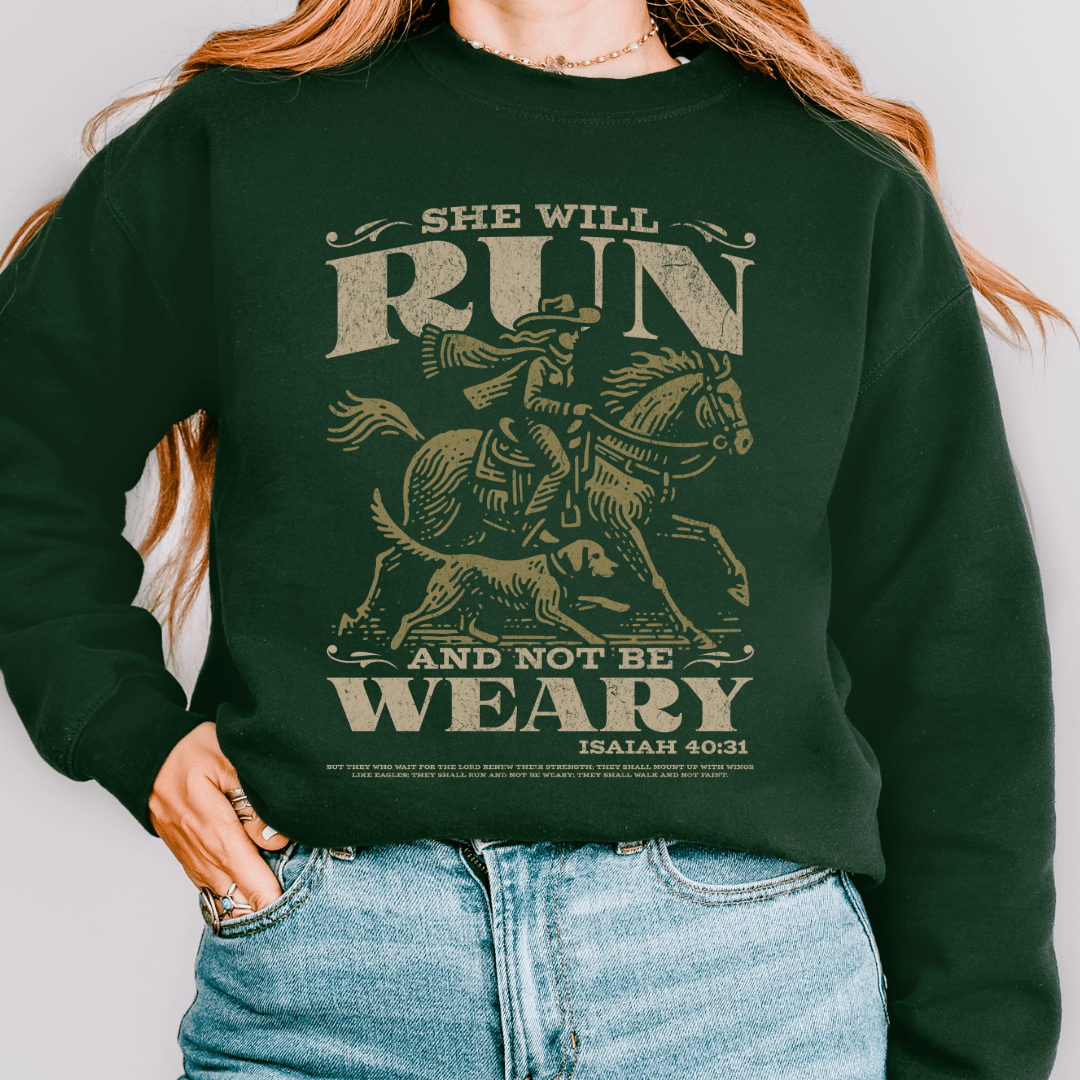 She Will Run Sweatshirt