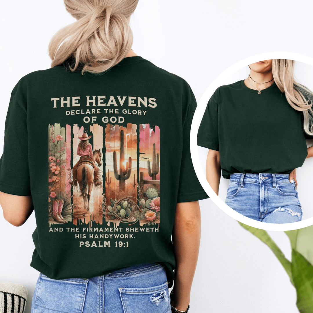 The Glory Of God - Back Print T-Shirt