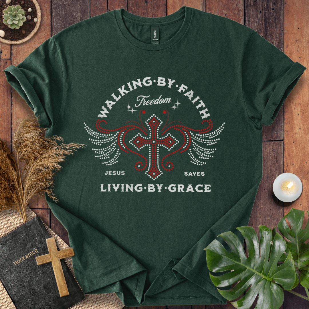 Walk By Faith, Live By Grace T-Shirt