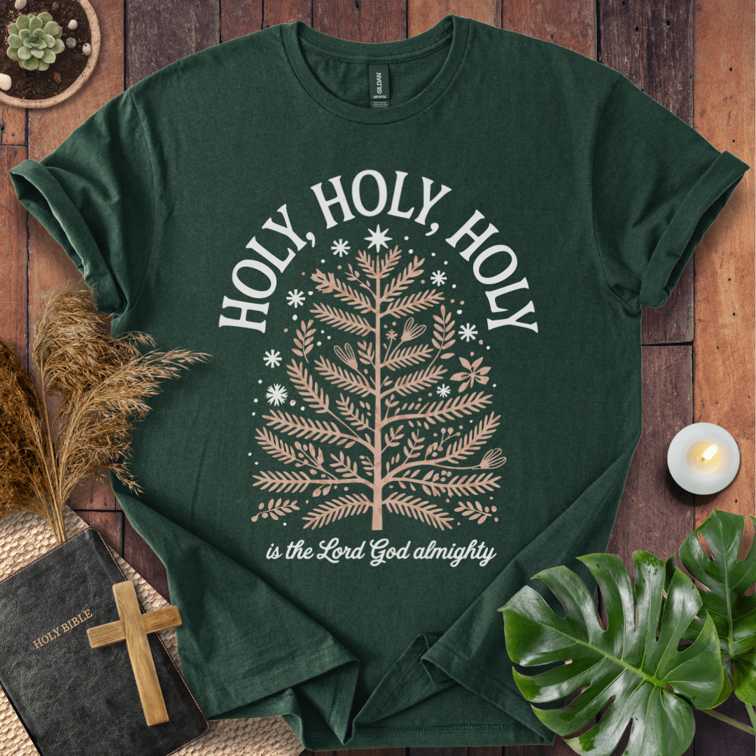 Faith Christmas shirt inspired by hymn worship – religious holiday tee