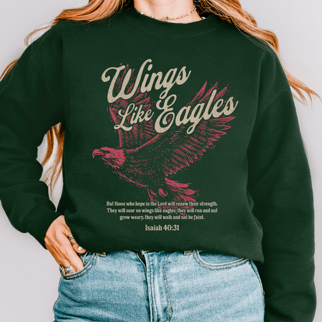 Wings Like Eagles Sweatshirt