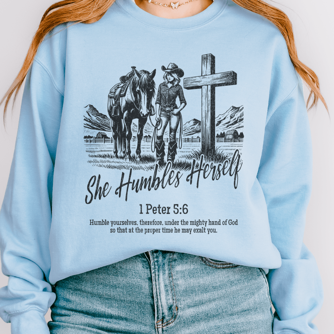 She Humbles Herself Sweatshirt