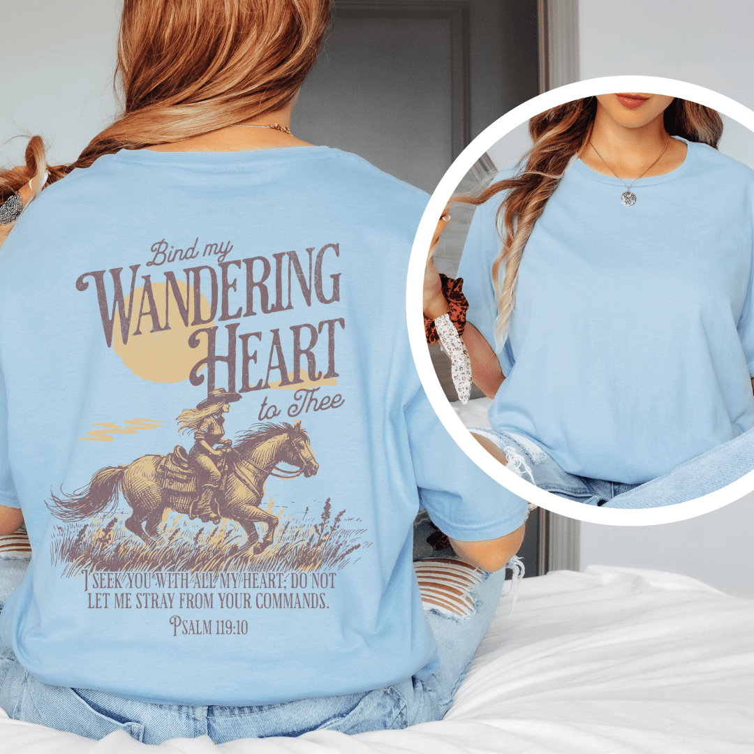Wandering Heart - Back Print T-Shirt