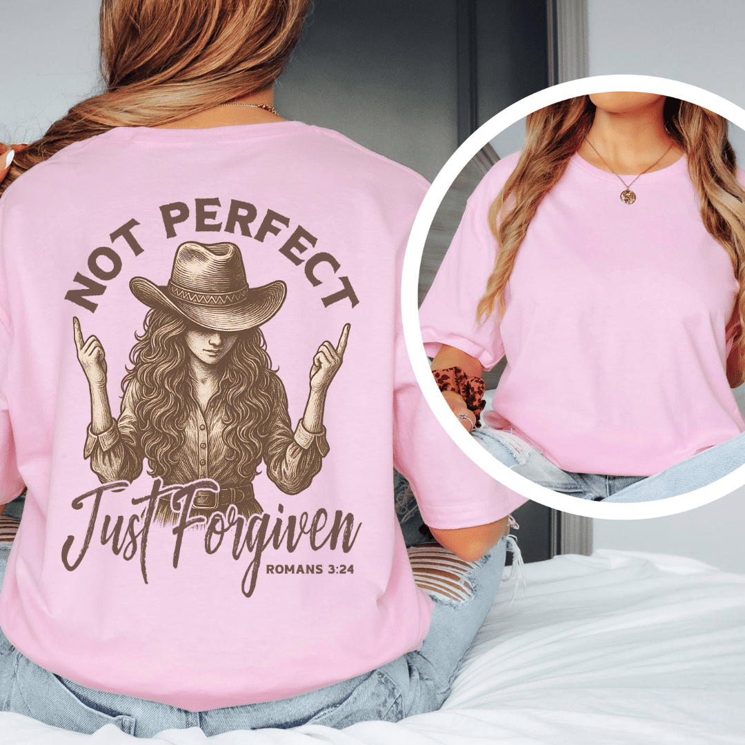Just Forgiven - Back Print T-Shirt