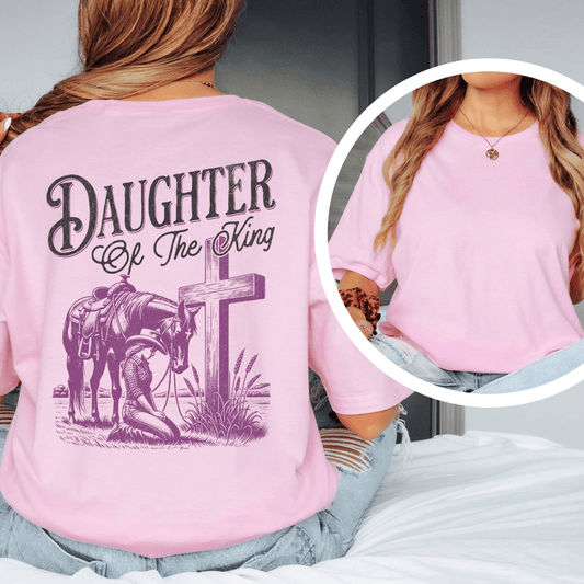 Daughter Of The King -Back Print T-Shirt