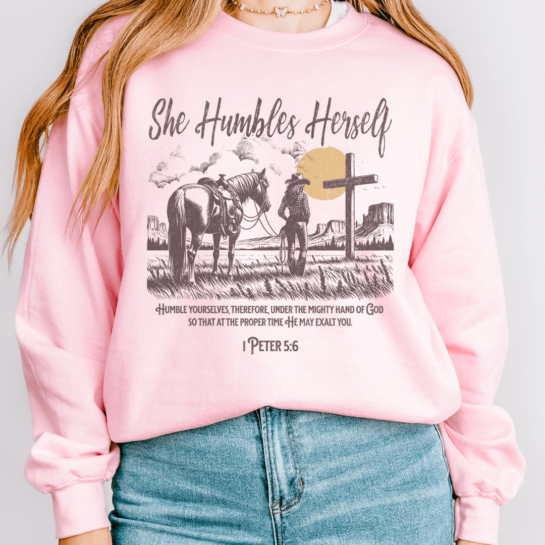 She Humbles Herself Sweatshirt