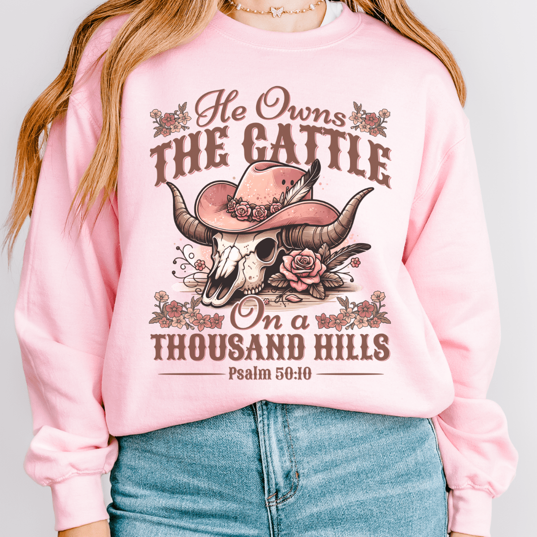 He Owns The Cattle Sweatshirt