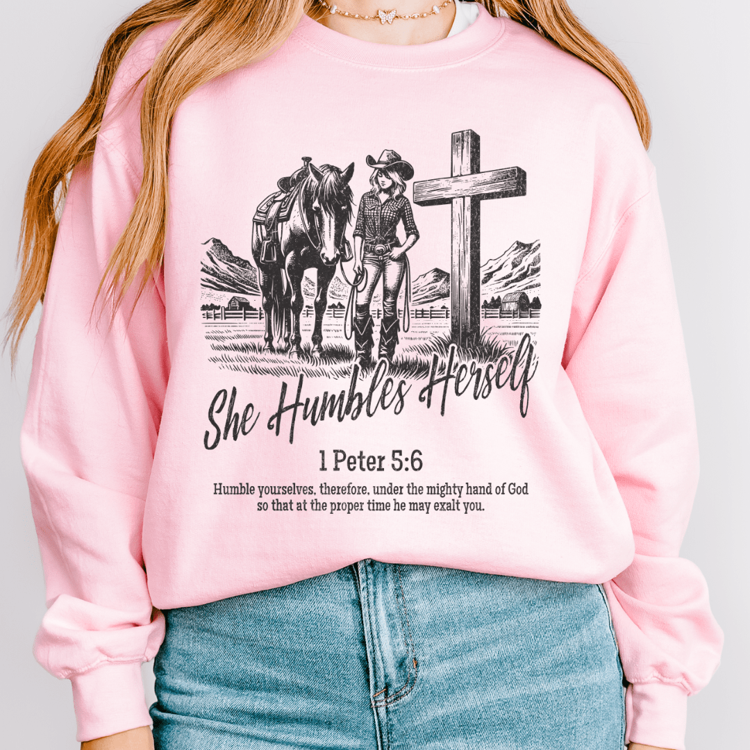 She Humbles Herself Sweatshirt