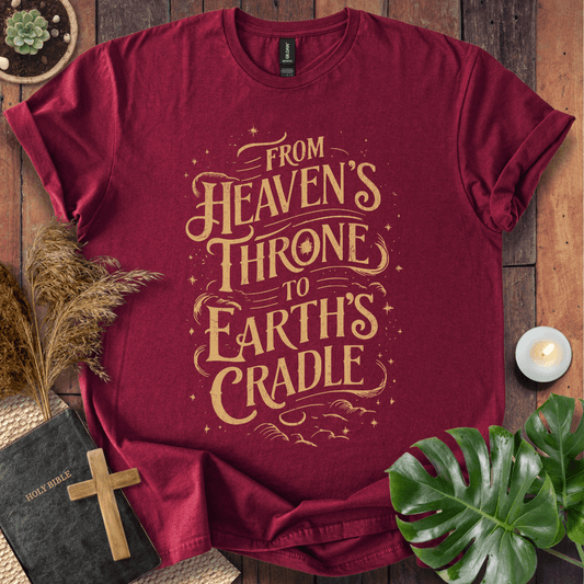 Faith Christmas shirt celebrating Jesus’ birth and incarnation – religious holiday tee