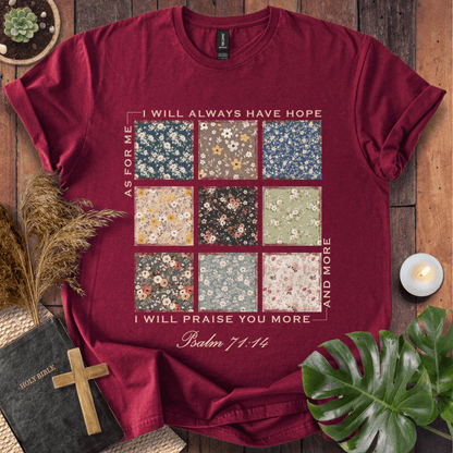 I Will Praise You - Floral Patch T-Shirt