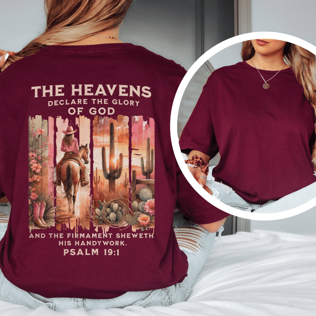 The Glory Of God - Back Print T-Shirt