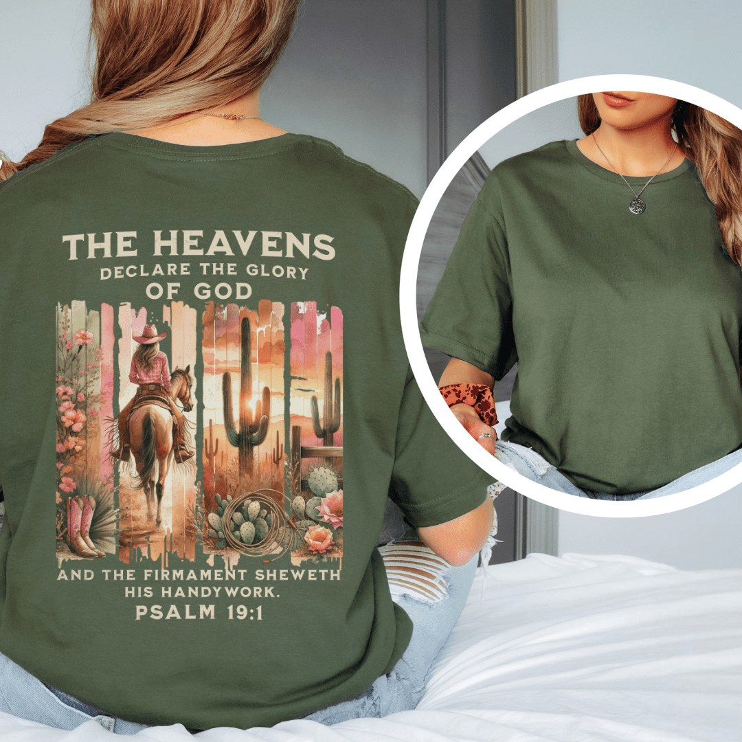 The Glory Of God - Back Print T-Shirt