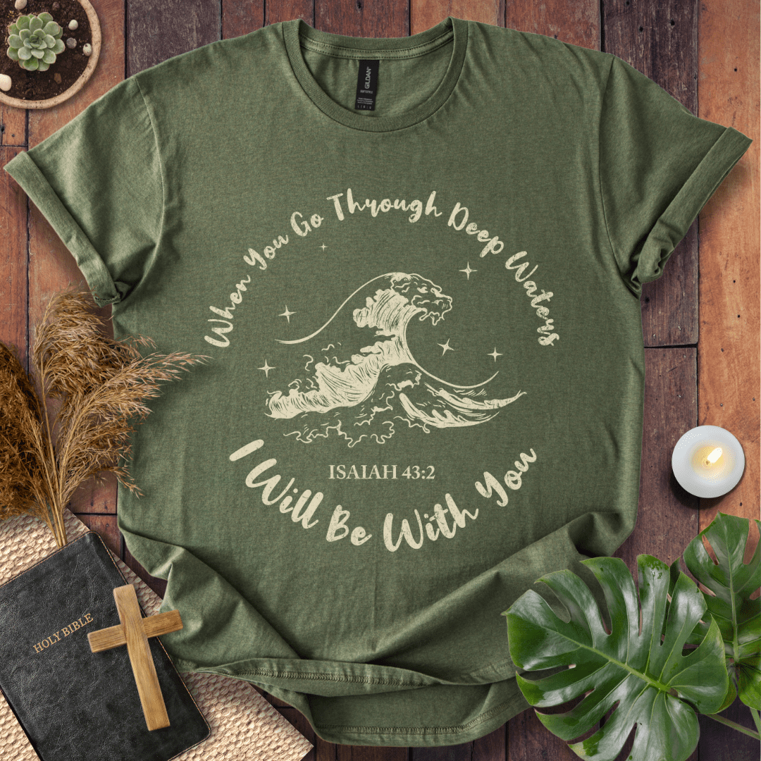 When You Go Through Deep Waters T-Shirt