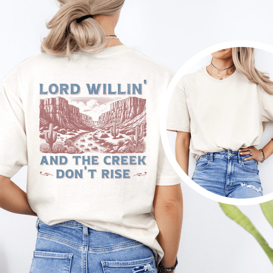 Lord Willin' - Back Print T-Shirt