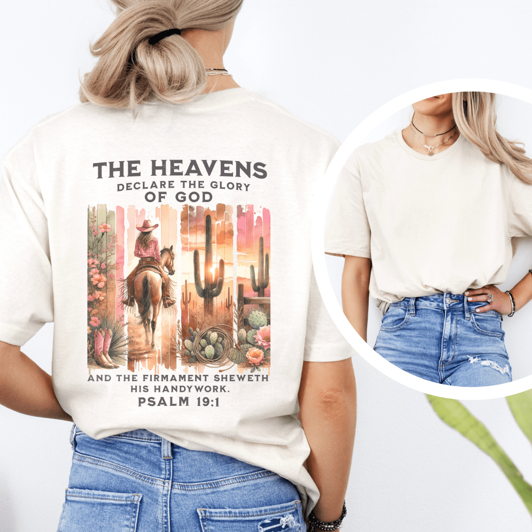 The Glory Of God - Back Print T-Shirt