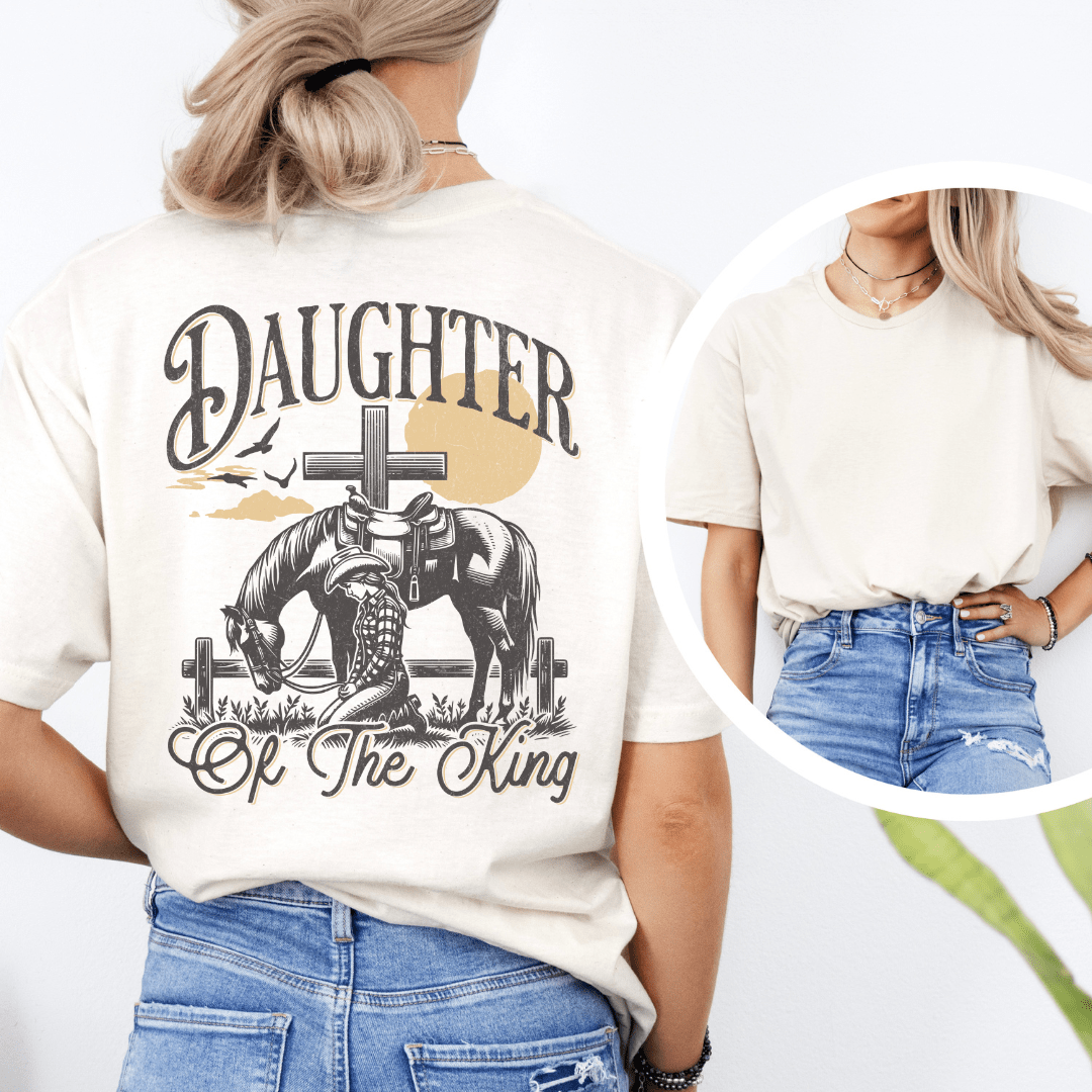 Daughter Of The King - Back Print T-Shirt