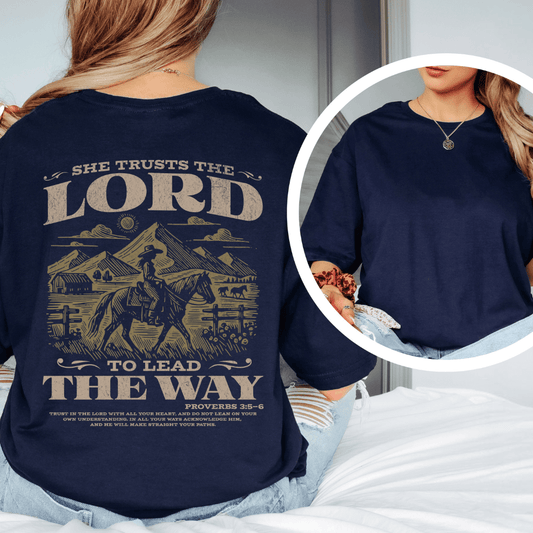 Lead The Way - Back Print T-Shirt