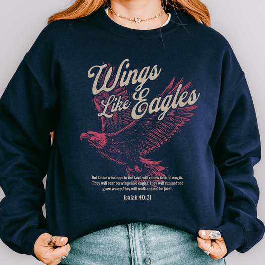 Wings Like Eagles Sweatshirt
