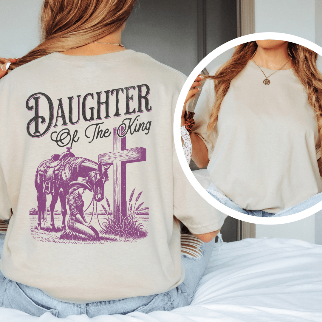 Daughter Of The King -Back Print T-Shirt