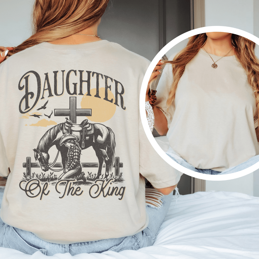 Daughter Of The King - Back Print T-Shirt