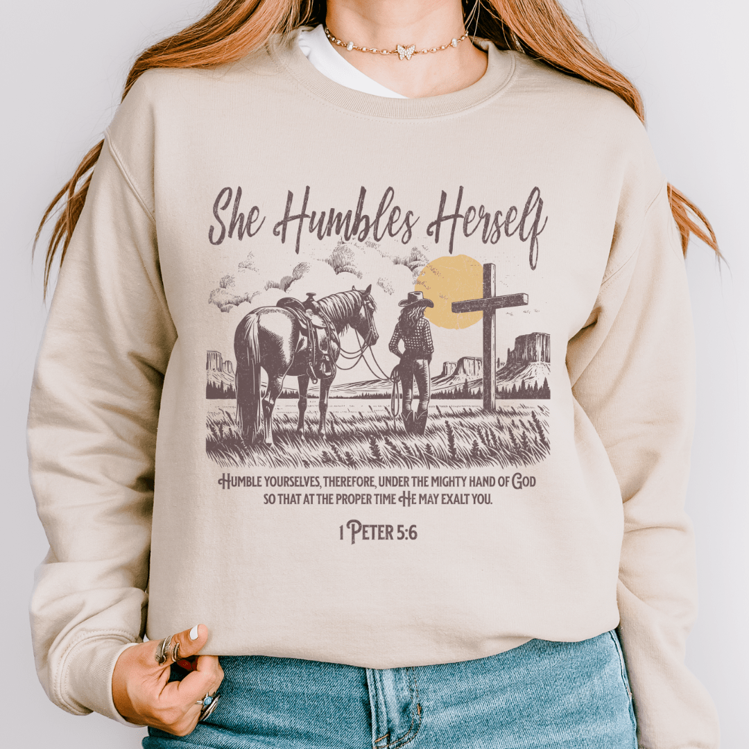 She Humbles Herself Sweatshirt