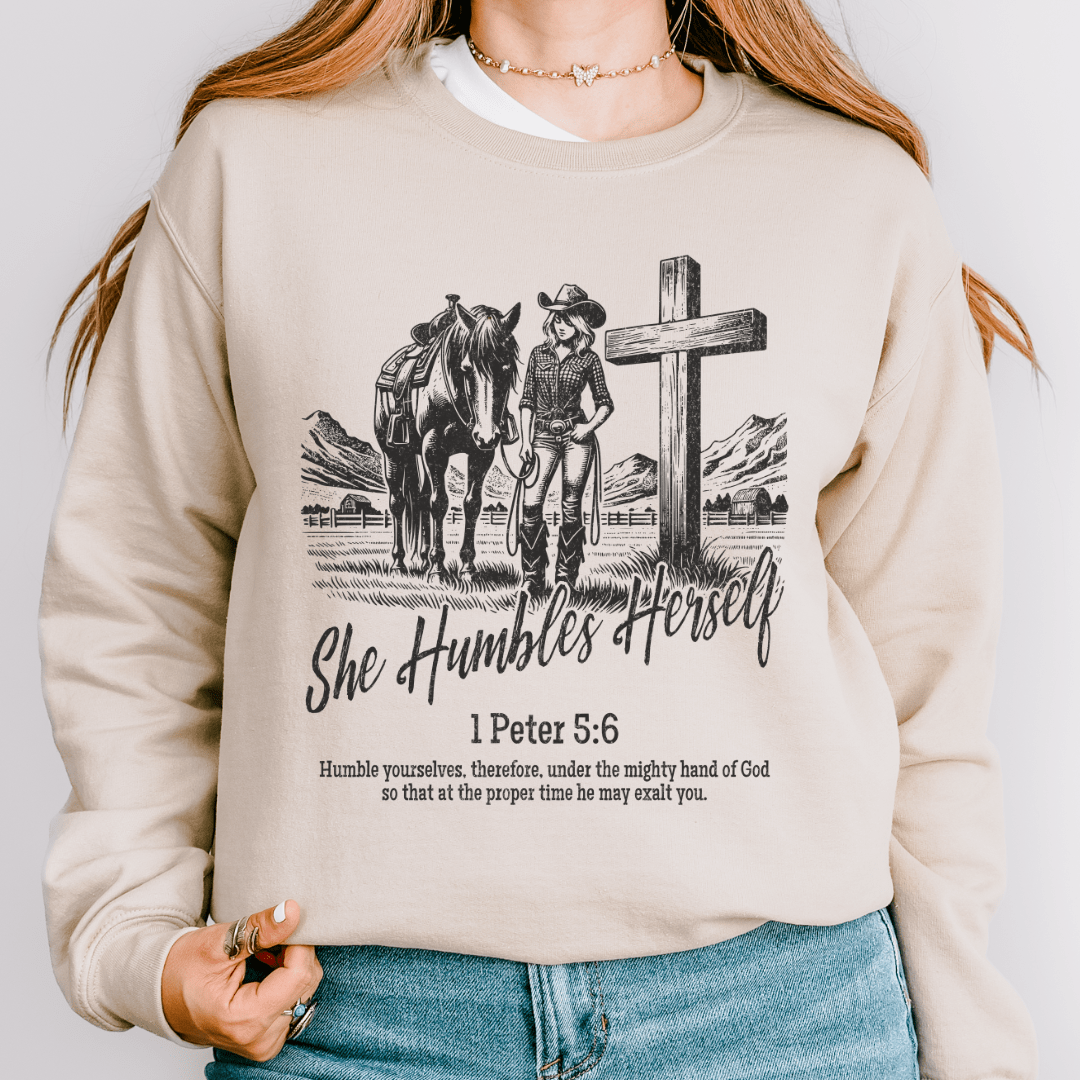She Humbles Herself Sweatshirt
