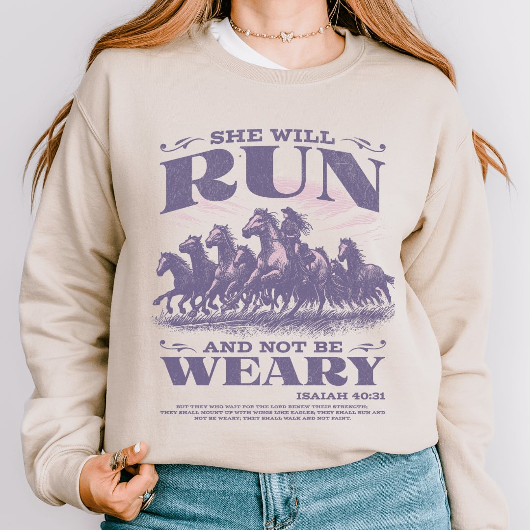 She Will Run Sweatshirt
