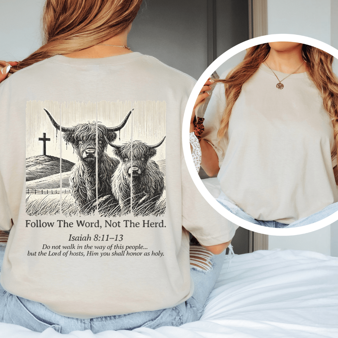 Follow The Word - Back Print T-Shirt