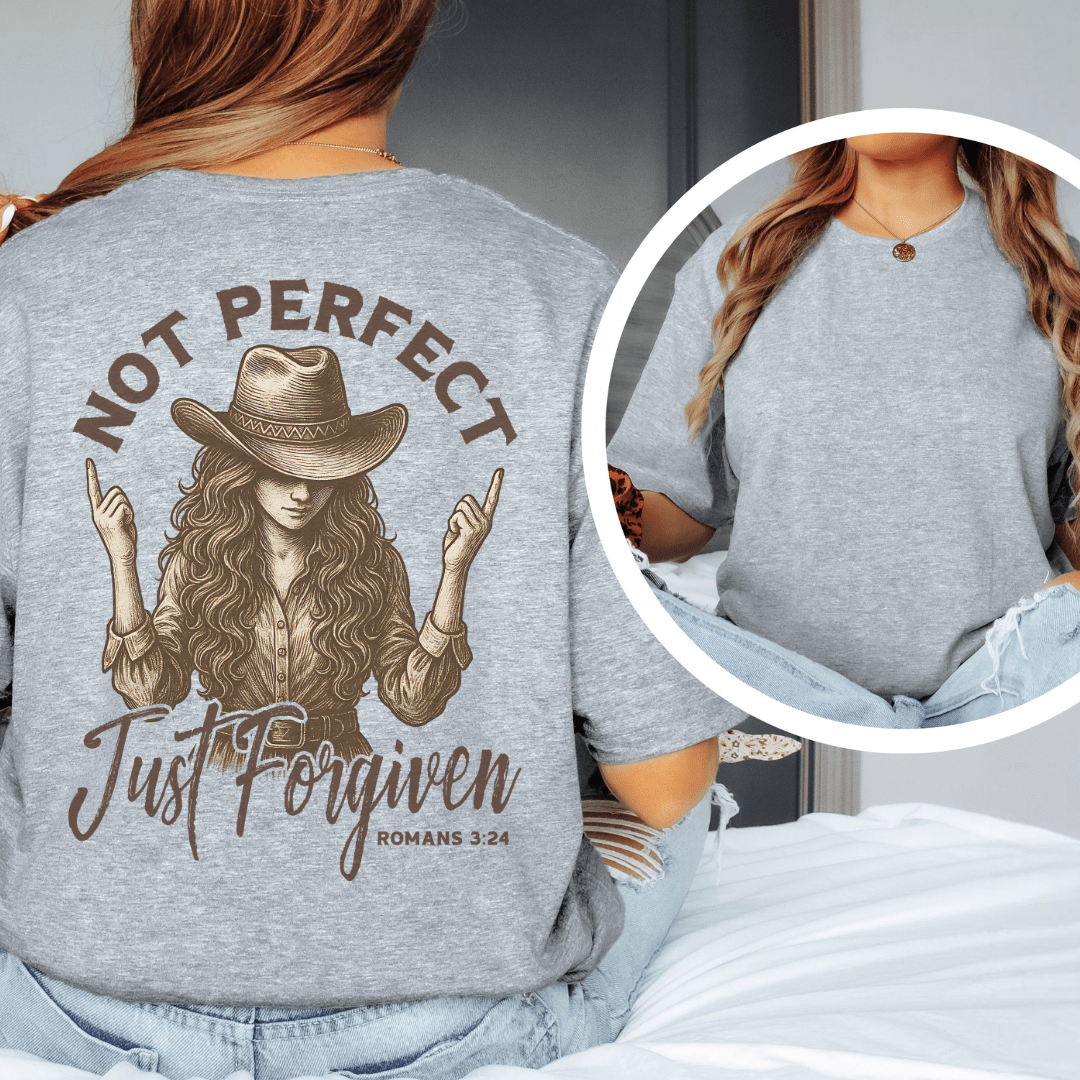 Just Forgiven - Back Print T-Shirt