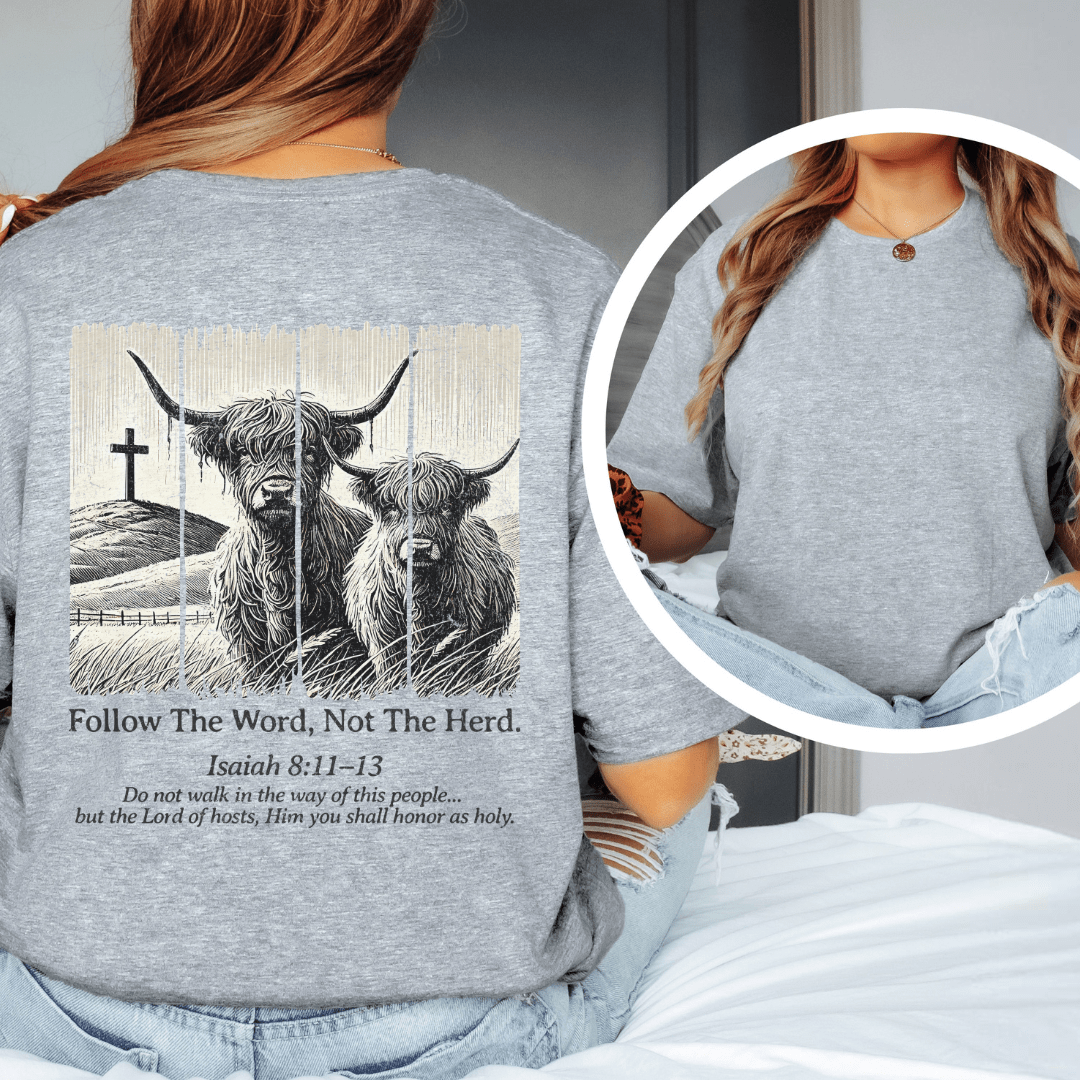 Follow The Word - Back Print T-Shirt
