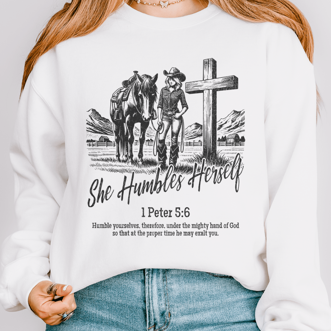 She Humbles Herself Sweatshirt