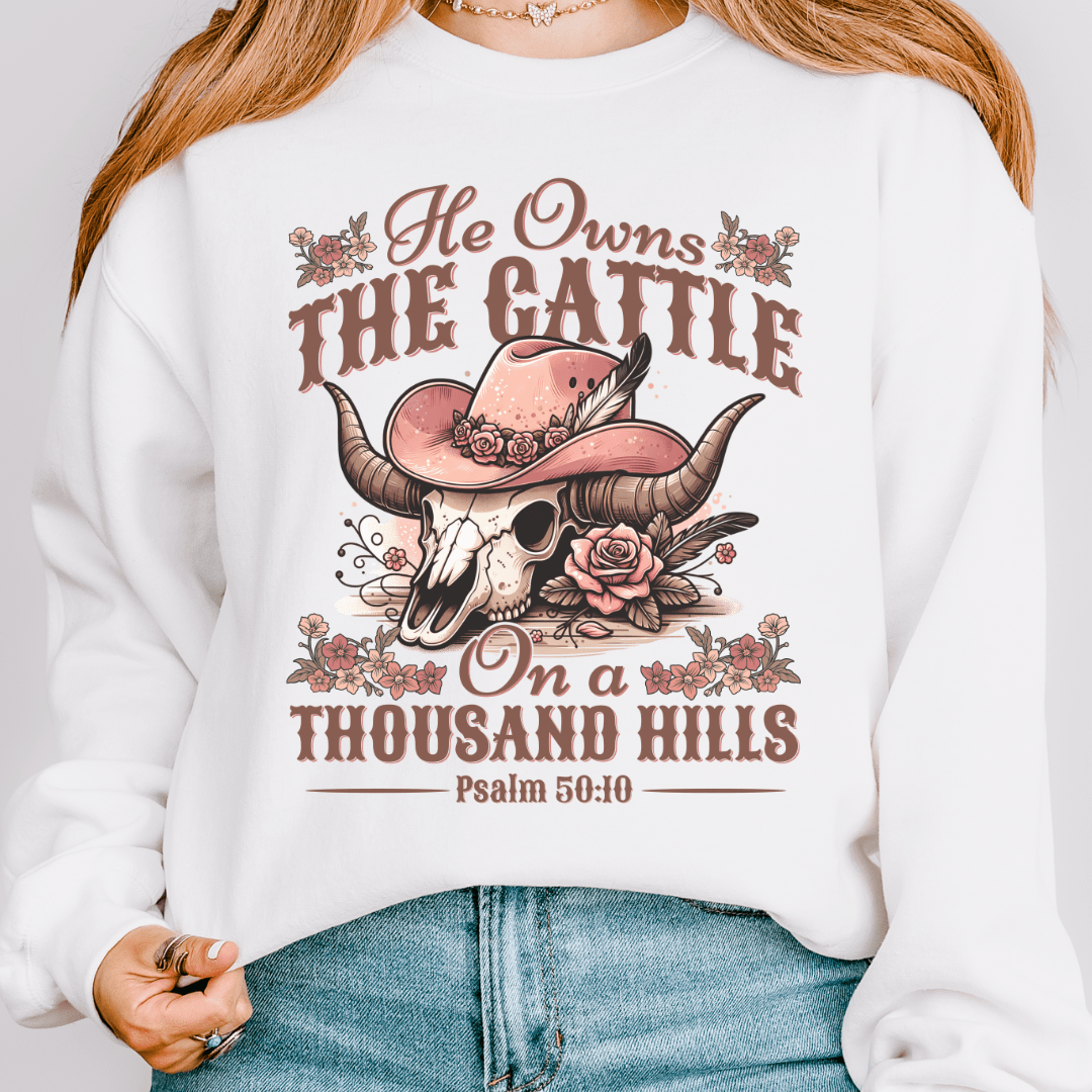 He Owns The Cattle Sweatshirt